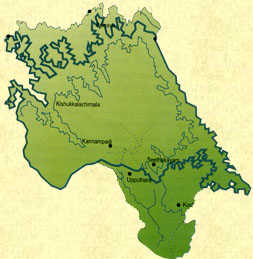 Idukki Wildlife Sanctuary Map