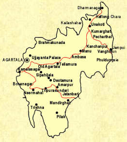 map tripura