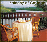 Kadavu Resort Cottage Balcony