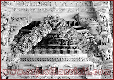 Carved Arch in Ranakpur, Rajasthan