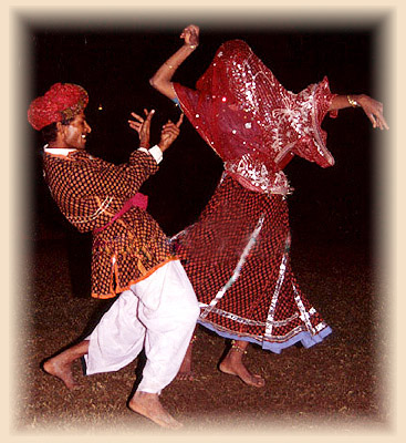 Folk Dance in village of Rajasthan