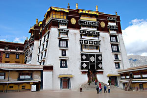 White Palace Potala Palace Lhasa