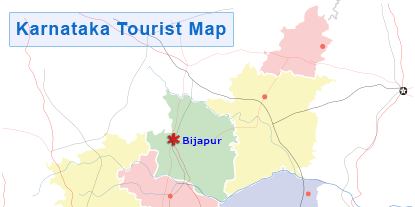 Karnataka Map, Karnataka Tourist Map