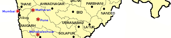 Maharashtra Map, Maharashtra Tourist Map