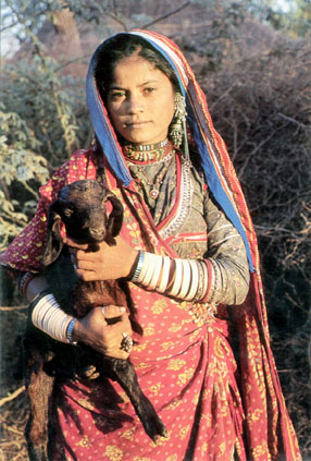 a rural woman of Rajasthan