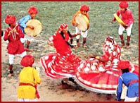 Folk dancers of Rajasthan