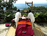 spa treatment in natural surroundings