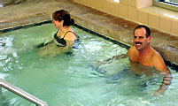 whirlpool treatment at a Spa