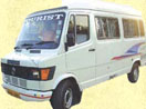 Tempo Traveler samll bus for rental in Delhi, Rajasthan and other cities of India