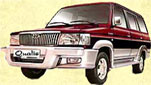 Toyota Qualis Jeep for rental in Delhi, Rajasthan and other cities of India
