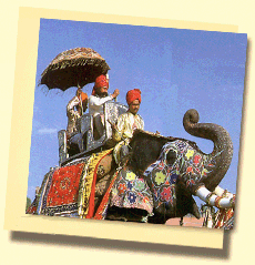 Festival dell'elefante nel Ragiastan 