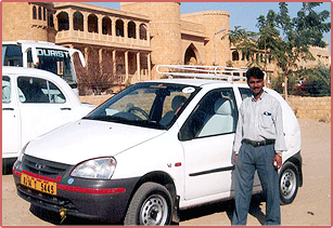 Tranport в Раджастхане - Tata indica 