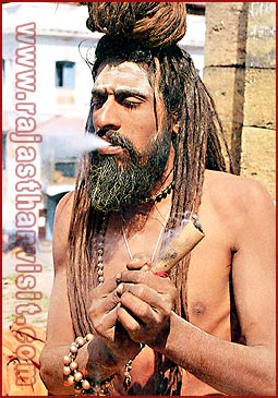 Sadhu on high