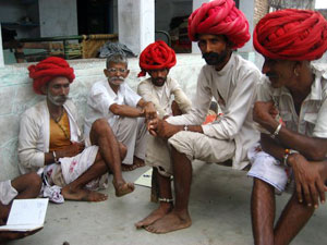 Clothes of People in Rural Rajasthan