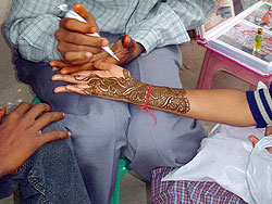 Mehandi in Rajasthan