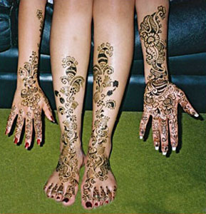 Mehandi, Mehandi in Rajasthan